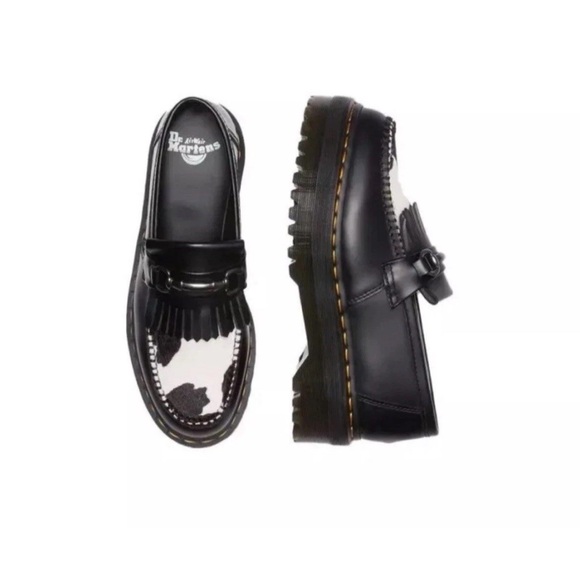 Dr Martens Adrian snaffle cow print loafer - Picture 6 of 9